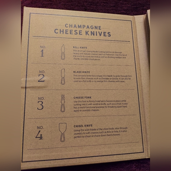 Santa barbara design studio cheese knives - Picture 3 of 3